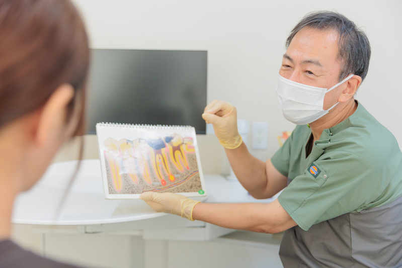 歯の治療の説明